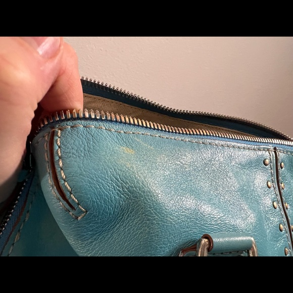 Vintage MK Turquoise purse bag - Picture 7 of 16